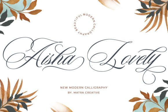 Aisha Lovely: A Script Font for Elegance and Versatility