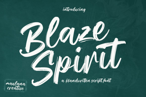 Blaze Spirit: A Bold Script Font for Modern Web Design