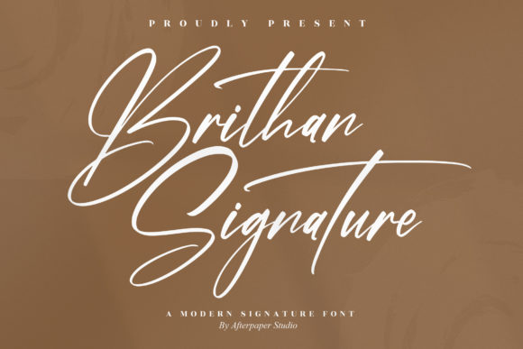 Brithan Signature: A Luxurious Script Font for Editorial Design