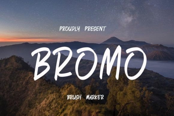 Bromo Handwritten Font for Editorial Design