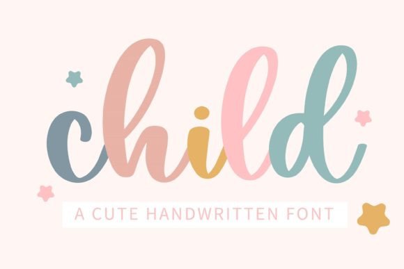 Child Font for Web Design and Brand Identity