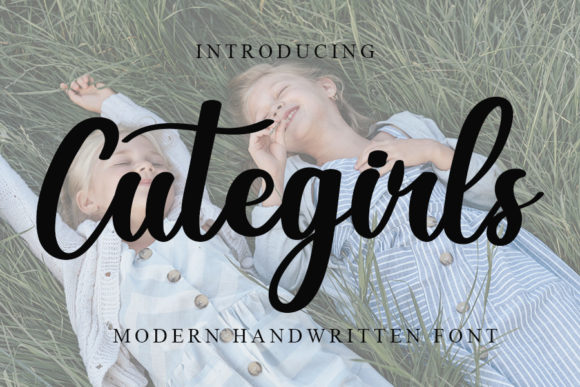 Cute Girls Font for Handmade Creations