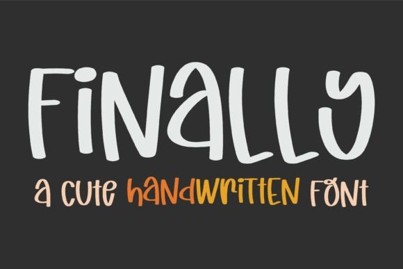 Finally Font for Handmade Creations