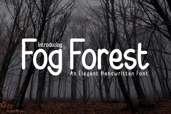 Fog Forest Font for Handmade Creations