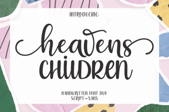 Heavens Children Duo: A Versatile Font for Creative Branding