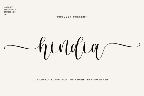Hindia Font Review for Modern Campaign Design