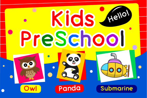 Kids Preschool Font for Polished Branding