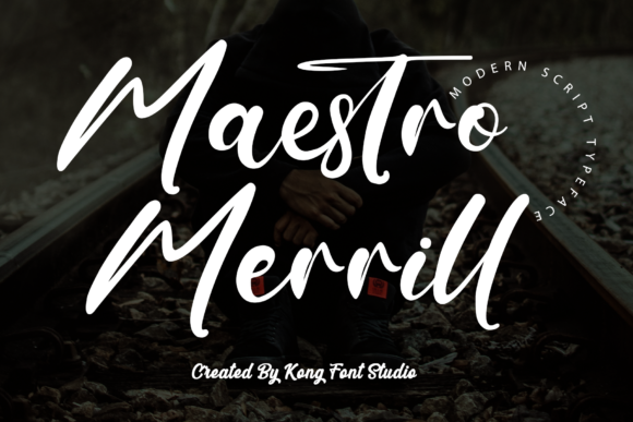 Maestro Merrill: A Playful Script Font for Modern Web Design