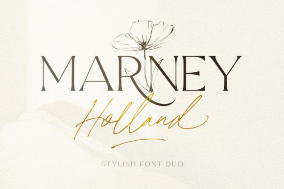 Marney Holland Font for Handmade Creations