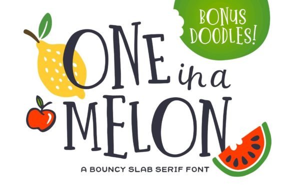 One in a Melon: A Fun Font for Summer Branding