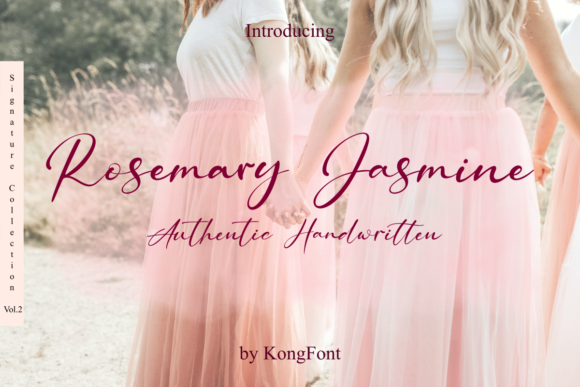 Rosemary Jasmine Font for Campaign Design