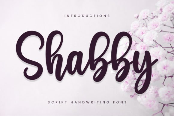 Shabby Font for Web Design Projects