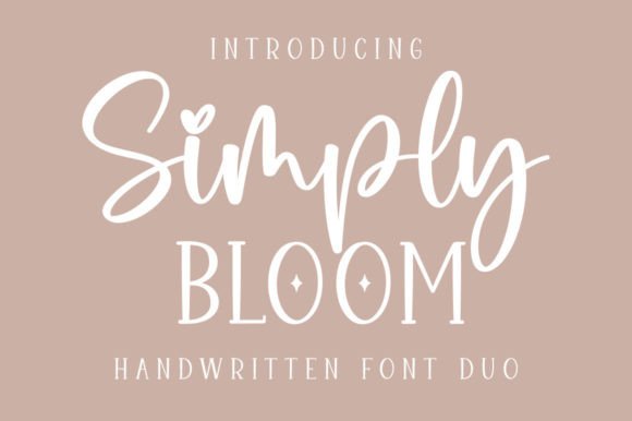 Simply Bloom Duo: A Chic Font for Editorial Design