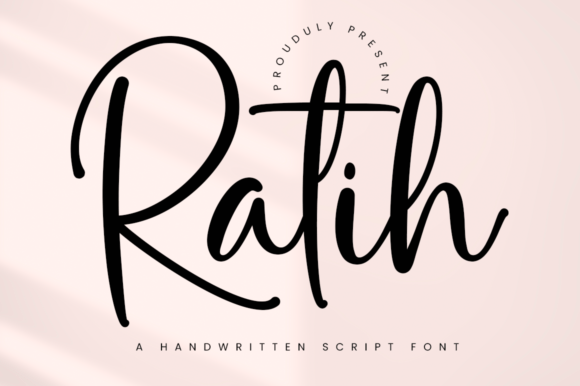 Testing Ratih: A Script Font for Elegant Web Design